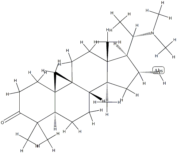 (20S)-16α-Hydroxy-4,4,14-trimethyl-20-(dimethylamino)-9β,19-cyclo-5α-pregnan-3-one picture