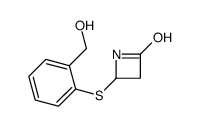 4-[2-(hydroxymethyl)phenyl]sulfanylazetidin-2-one Structure