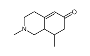 2,8-dimethyl-1,3,4,7,8,8a-hexahydroisoquinolin-6-one Structure