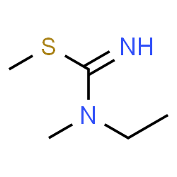 Carbamimidothioic acid, N-ethyl-N-methyl-, methyl ester (9CI) Structure