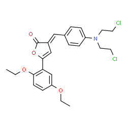 3-hydroxycholest-7-ene-9-carbonitrile structure