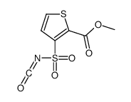 methyl 3-isocyanatosulfonylthiophene-2-carboxylate Structure