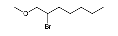 2-bromo-1-methoxyheptane Structure