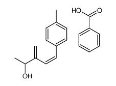 benzoic acid,3-methylidene-5-(4-methylphenyl)pent-4-en-2-ol Structure