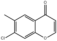 4H-1-Benzopyran-4-one, 7-chloro-6-Methyl-结构式