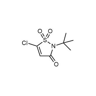 2-tert-Butyl-5-chloro-isothiazol-3-one Structure