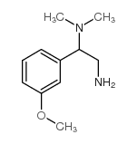 1-(3-甲氧基-苯基)-n1,n1-二甲基乙烷-1,2-二胺结构式