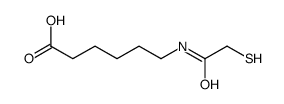 6-[(2-sulfanylacetyl)amino]hexanoic acid Structure