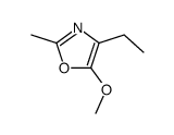 4-ethyl-5-methoxy-2-methyl-1,3-oxazole Structure