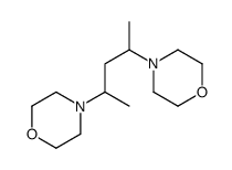 4-(4-morpholin-4-ylpentan-2-yl)morpholine Structure