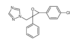 1-[[3-(4-chlorophenyl)-2-phenyloxiran-2-yl]methyl]-1,2,4-triazole Structure