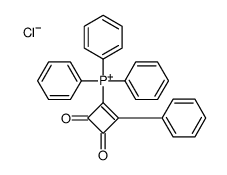 (3,4-dioxo-2-phenylcyclobuten-1-yl)-triphenylphosphanium,chloride结构式