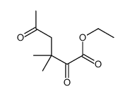 ethyl 3,3-dimethyl-2,5-dioxohexanoate结构式