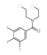 N,N-bis(2-chloroethyl)-3,4,5-triiodo-benzamide picture