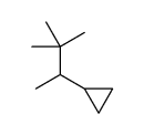 3,3-dimethylbutan-2-ylcyclopropane Structure