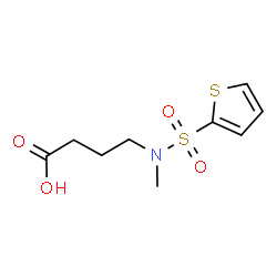 4-[methyl(thien-2-ylsulfonyl)amino]butanoic acid Structure