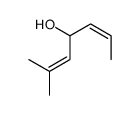 (5E)-2-methylhepta-2,5-dien-4-ol结构式