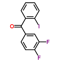 (3,4-Difluorophenyl)(2-iodophenyl)methanone picture