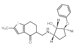 噻戊托辛结构式