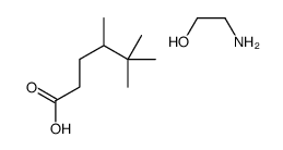 4,5,5-trimethylhexanoic acid, compound with 2-aminoethanol (1:1) Structure