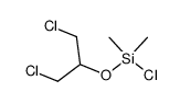 Chlor-(β,β'-dichlor-isopropyloxy)-dimethyl-silan结构式