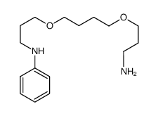 N-{3-[4-(3-aminopropoxy)butoxy]propyl}benzenamine Structure