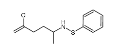 N-(5-chlorohex-5-en-2-yl)-S-phenylthiohydroxylamine结构式