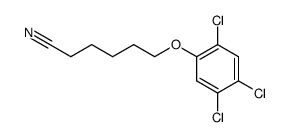 6-(2,4,5-trichloro-phenoxy)-hexanenitrile Structure