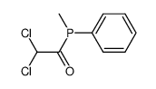 (dichloroacetyl)methylphenylphosphane Structure