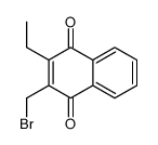 2-(bromomethyl)-3-ethylnaphthalene-1,4-dione Structure