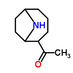 Ethanone, 1-(9-azabicyclo[4.2.1]non-2-yl)- (9CI) structure