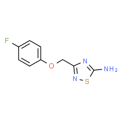 3-[(4-Fluorophenoxy)methyl]-1,2,4-thiadiazol-5-amine图片