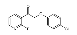 1-(2-fluoro-pyridin-3-yl)-2-(4-chloro-phenoxy)-ethanone Structure