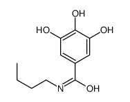 N-butyl-3,4,5-trihydroxybenzamide Structure