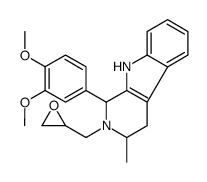 1-(3,4-dimethoxyphenyl)-3-methyl-2-(oxiran-2-ylmethyl)-1,3,4,9-tetrahydropyrido[3,4-b]indole Structure