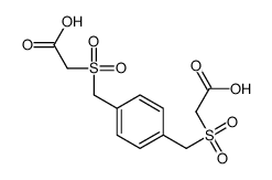 2-[[4-(carboxymethylsulfonylmethyl)phenyl]methylsulfonyl]acetic acid结构式