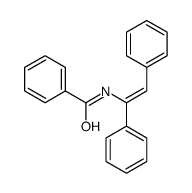 N-(1,2-diphenylethenyl)benzamide Structure