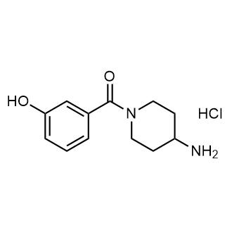 3-(4-Aminopiperidine-1-carbonyl)phenol hydrochloride Structure