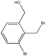 (3-bromo-2-(bromomethyl)phenyl)methanol Structure