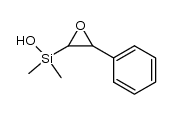 dimethyl(3-phenyloxiran-2-yl)silanol Structure