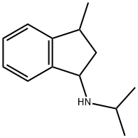 Isopropyl-(3-methyl-indan-1-yl)-amine Structure