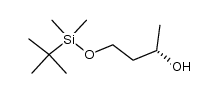 (S)-4-[[dimethy(1,1-dimethylethyl)-silyl]oxy]-2-butanol结构式