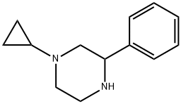 1-环丙基-3-苯基哌嗪结构式