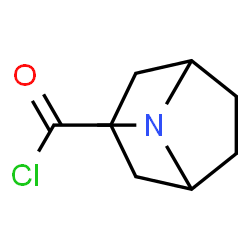 8-Azabicyclo[3.2.1]octane-3-carbonyl chloride, 8-methyl- (9CI)结构式