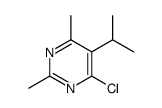 4-chloro-2,6-dimethyl-5-(1-methylethyl)pyrimidine Structure