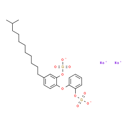 十二烷基二苯醚二磺酸结构式