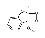 2A,7B-DIHYDRO-7B-METHOXY-2A-METHYL-1,2-DIOXETO(3,4-B)BENZO. Structure