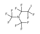 1,1,2,2-tetrafluoro-2-iodo-N,N-bis(trifluoromethyl)ethanamine结构式