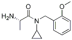 (S)-2-AMino-N-cyclopropyl-N-(2-Methoxy-benzyl)-propionaMide结构式