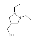 4-Pyrazolidinemethanol,1,2-diethyl-结构式